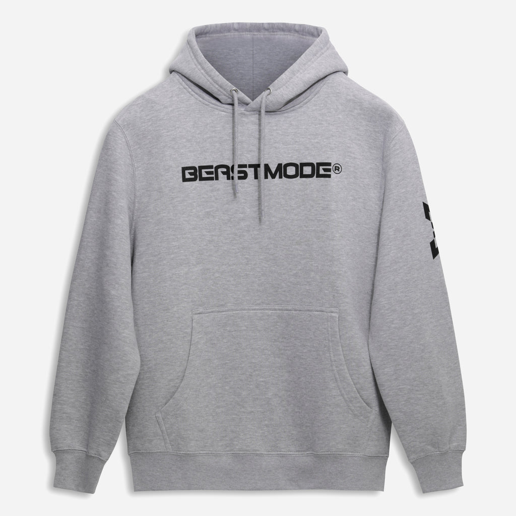 BEASTMODE ALL DAY HOODIE- Heather Grey/ Black