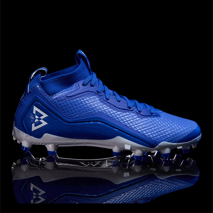 Blue sales football cleats