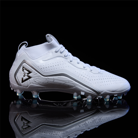 BeastMode B.T.A. Elite Football Cleat – White Frost